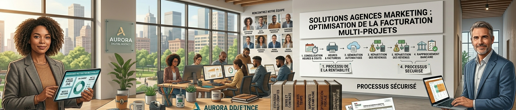 Agences marketing : gérer la facturation multi-projets